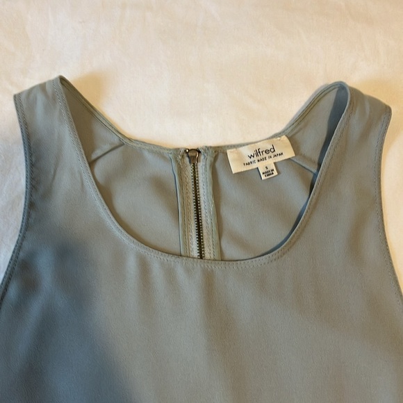 Aritzia Wilfred Sevres Seafoam Blouse - Picture 3 of 11